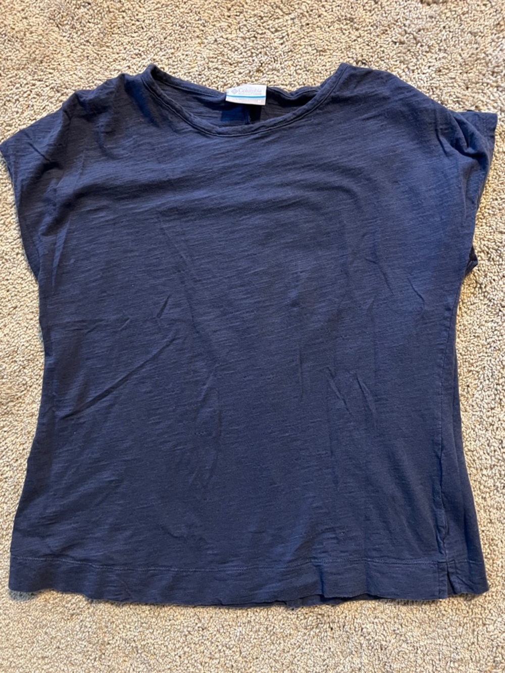 Columbia Navy Short Sleeve Crew Tee